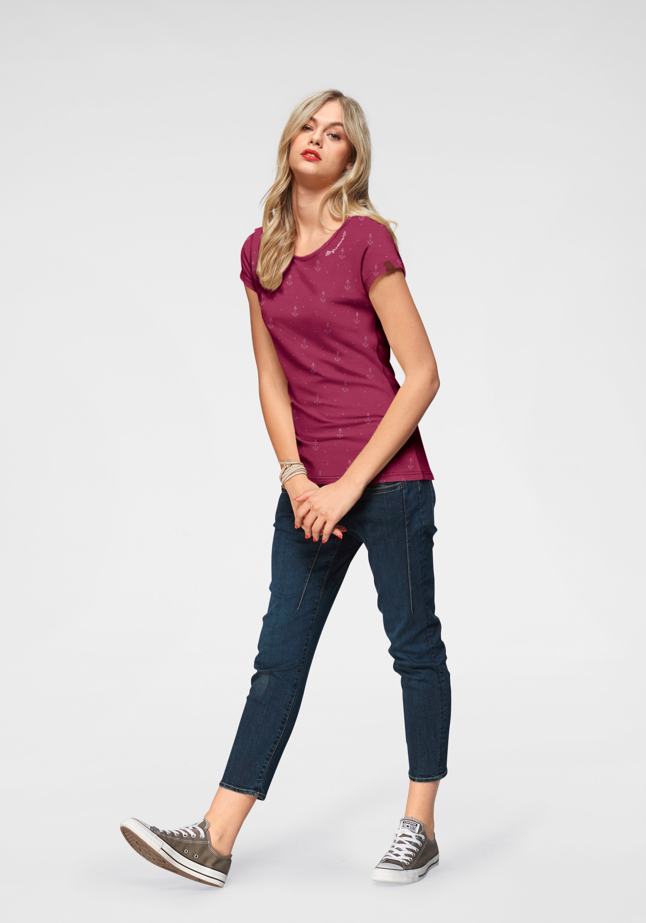 

Ragwear Футболка в красном цвете