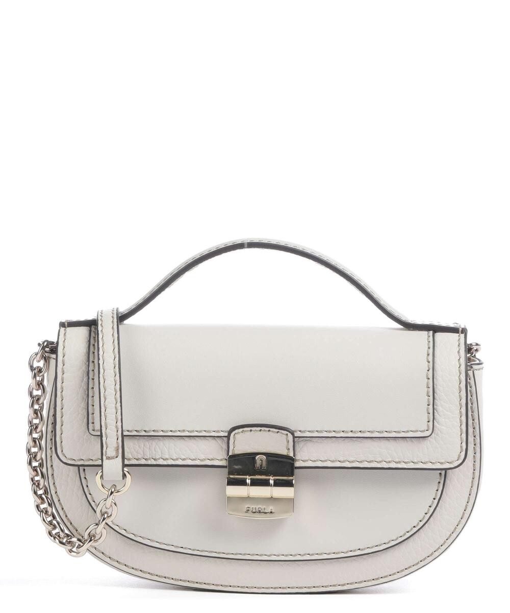 

Сумка через плечо Club 2 Mini из зерненой кожи Furla, белый