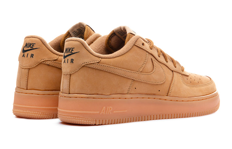 Кроссовки (GS) Nike Air Force 1 Low 'Flax', желто-коричневый — фото 4