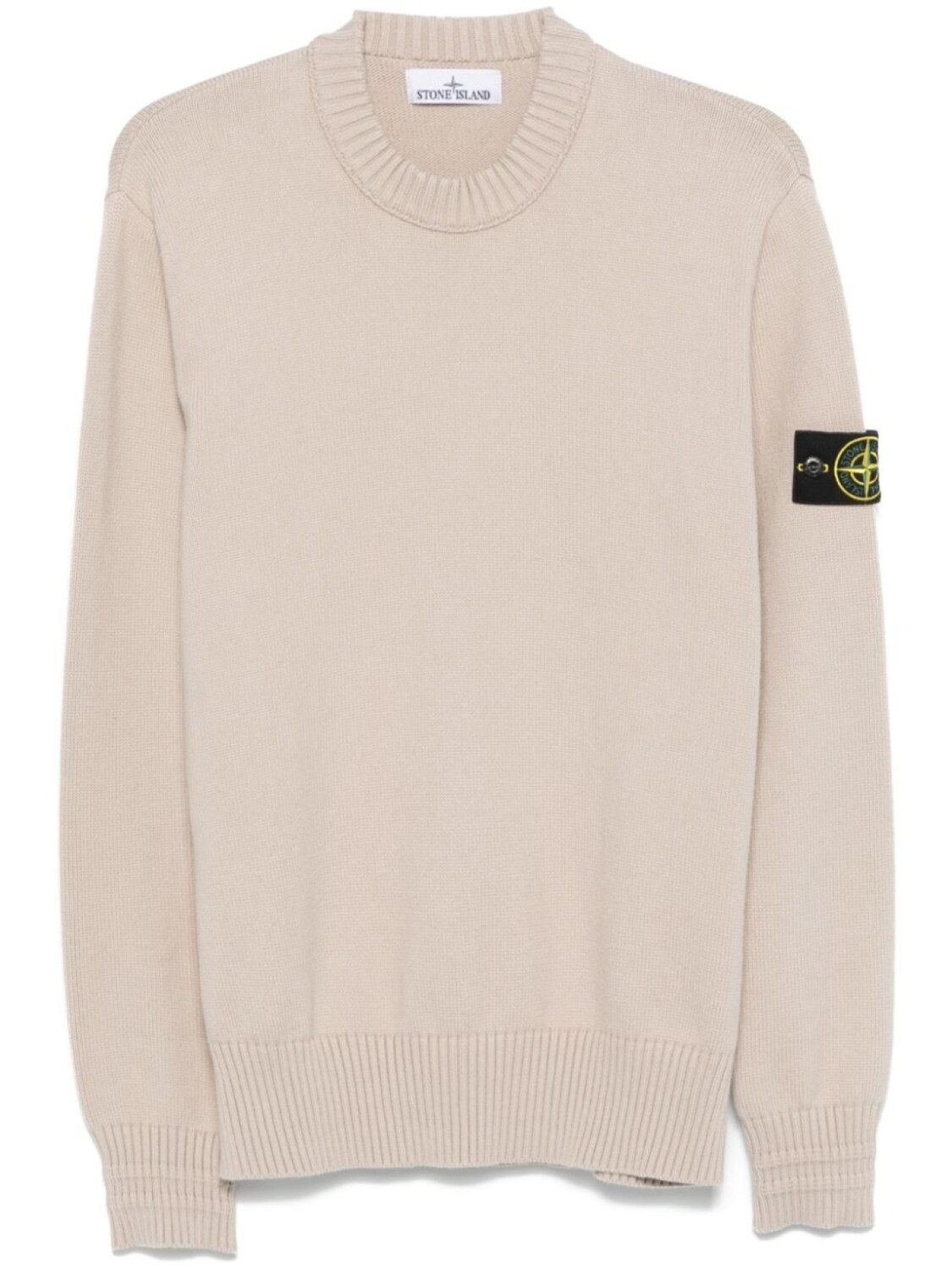 

Свитер с изображением компаса Stone Island, серый