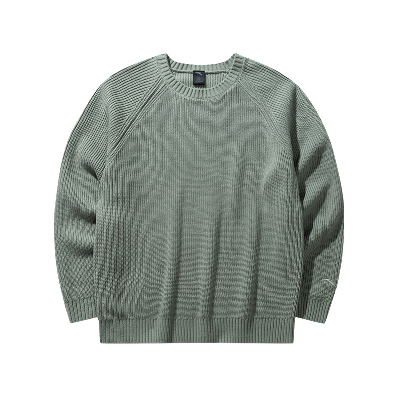 

ANTA SUPERSTORE CHAOJIANTA Вязаный свитер для мужчин Tea Foam Green