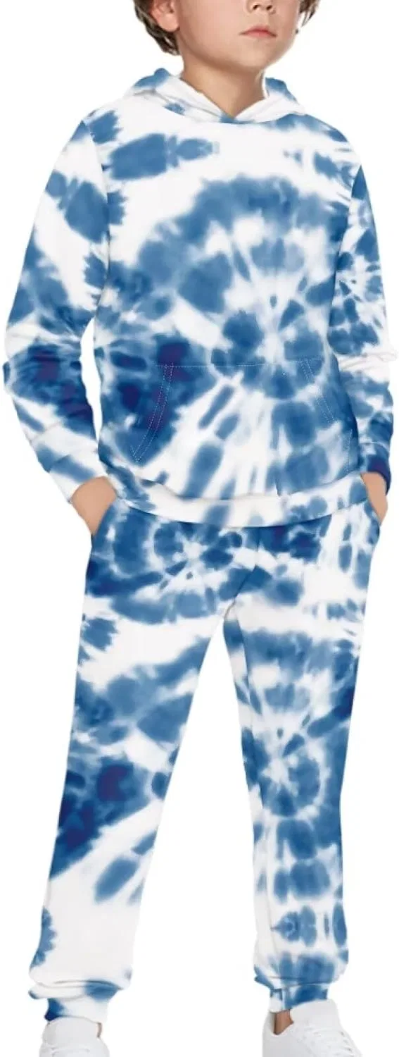 Детский спортивный костюм из 2 предметов Renewold, Blue Tie-dye