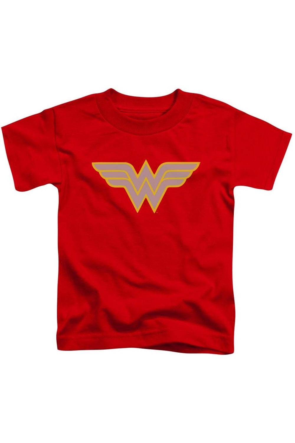 

Футболка с коротким рукавом и логотипом Wonder Woman от DC Comics для малышей Gildan, красный