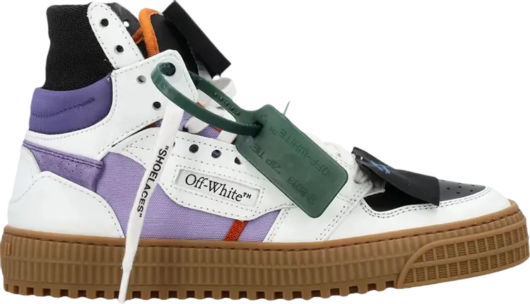 Кроссовки Off-White Wmns Off-Court 3.0 High 'White Lilac Gum', белый