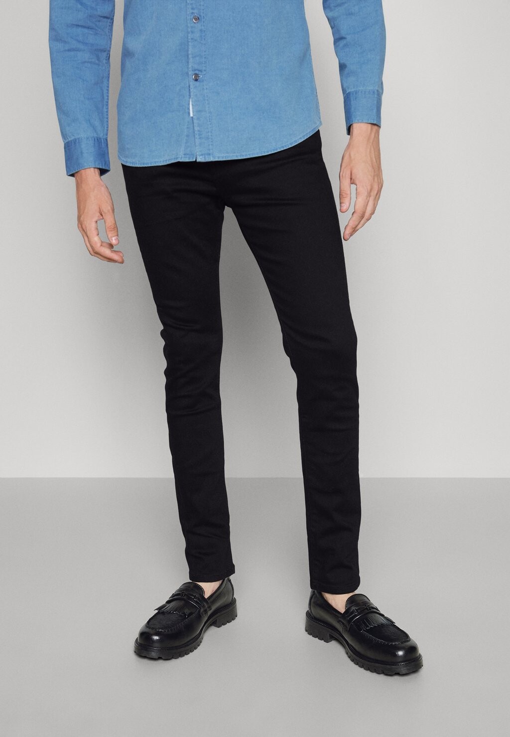 

Джинсы Slim fit Selected SLHSLIM LEON, цвет Black Denim