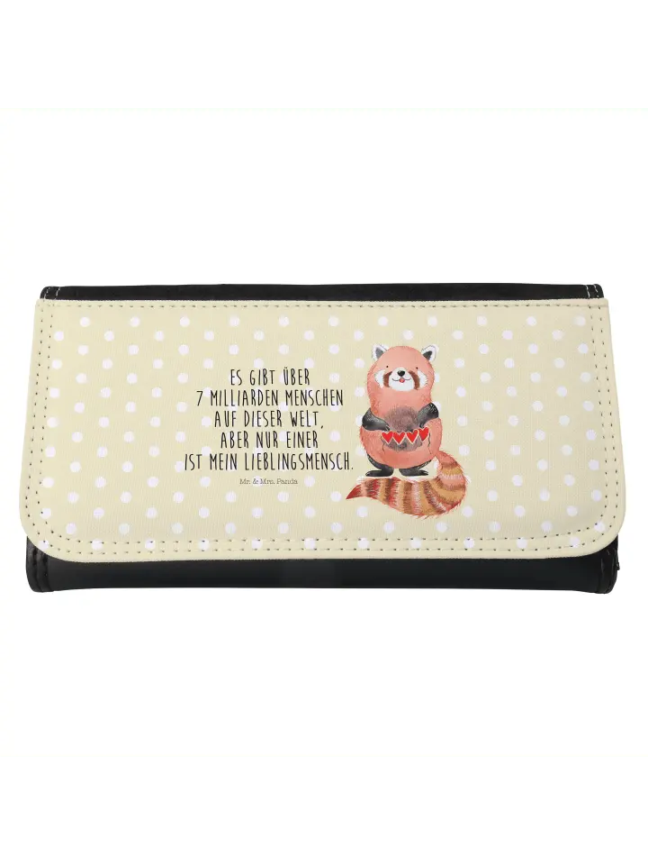 

Кошелек Mr. & Mrs. Panda, желтый пастельный