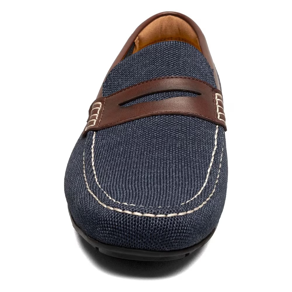 Мотовязаные мокасины с пенни-носком Florsheim, мультиколор — фото 3