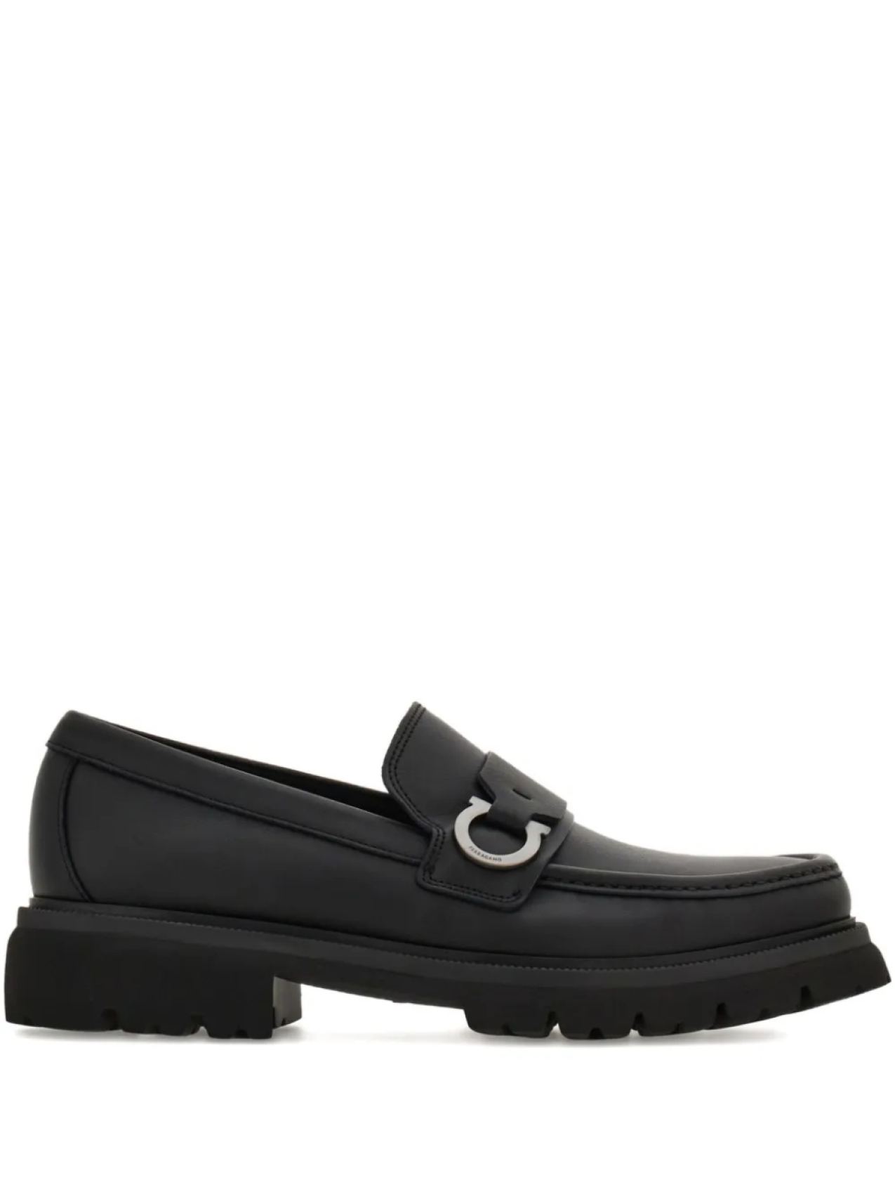 

Кожаные мокасины Gancini Ferragamo, черный