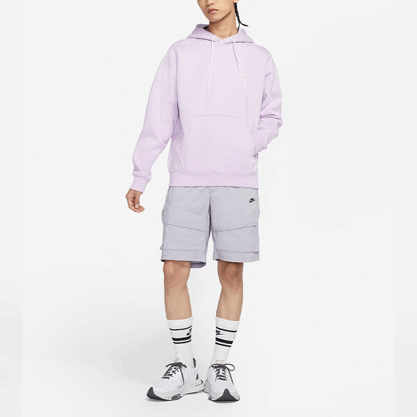 Толстовка Men's Nike Logo Embroidered Solid Color Fleece Lined Casual Purple, фиолетовый — фото 3