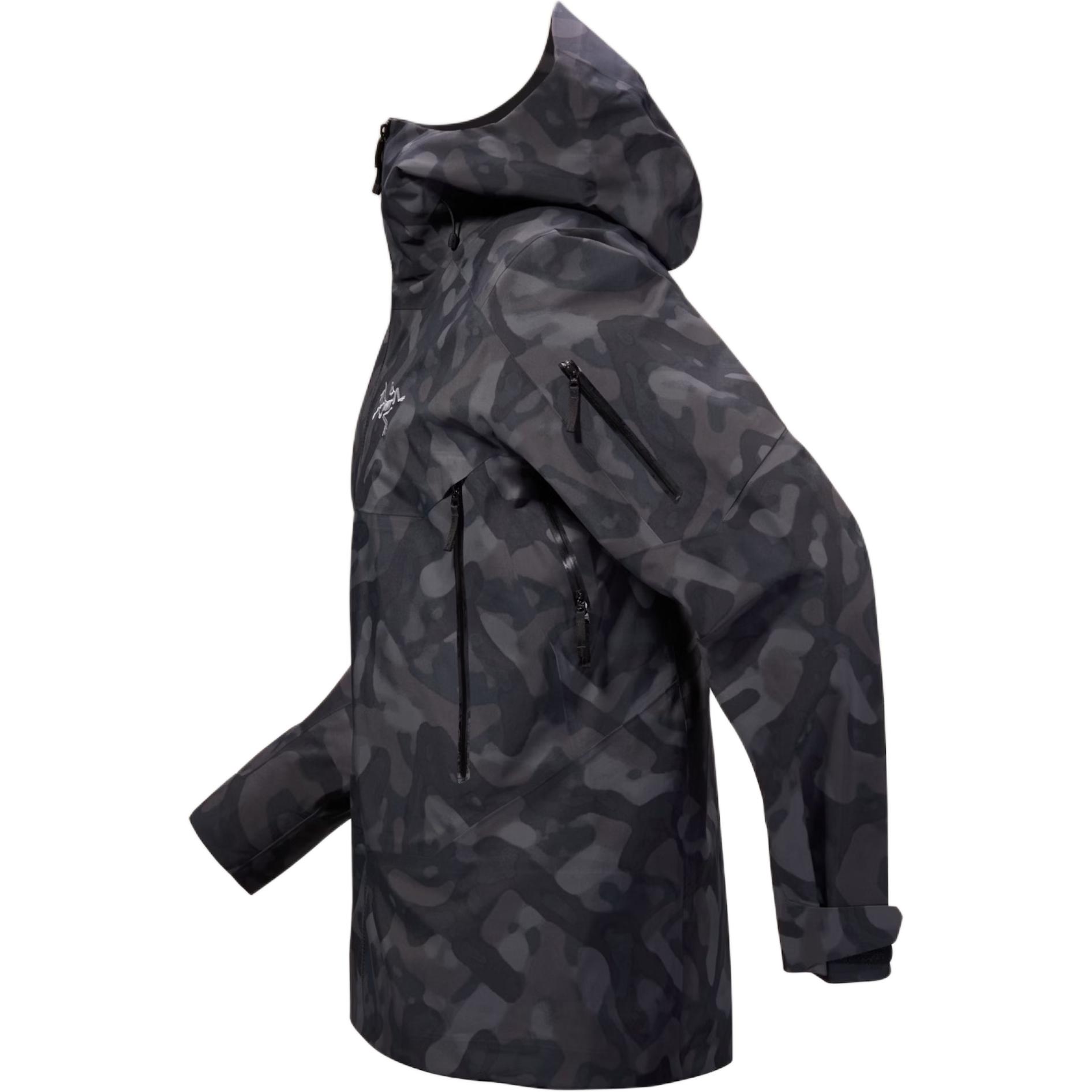 GORE-TEX Верхняя лыжная одежда Мужская Black Cave Wing Arcteryx, Black Cave Wing/Black Grottoflage — фото 3