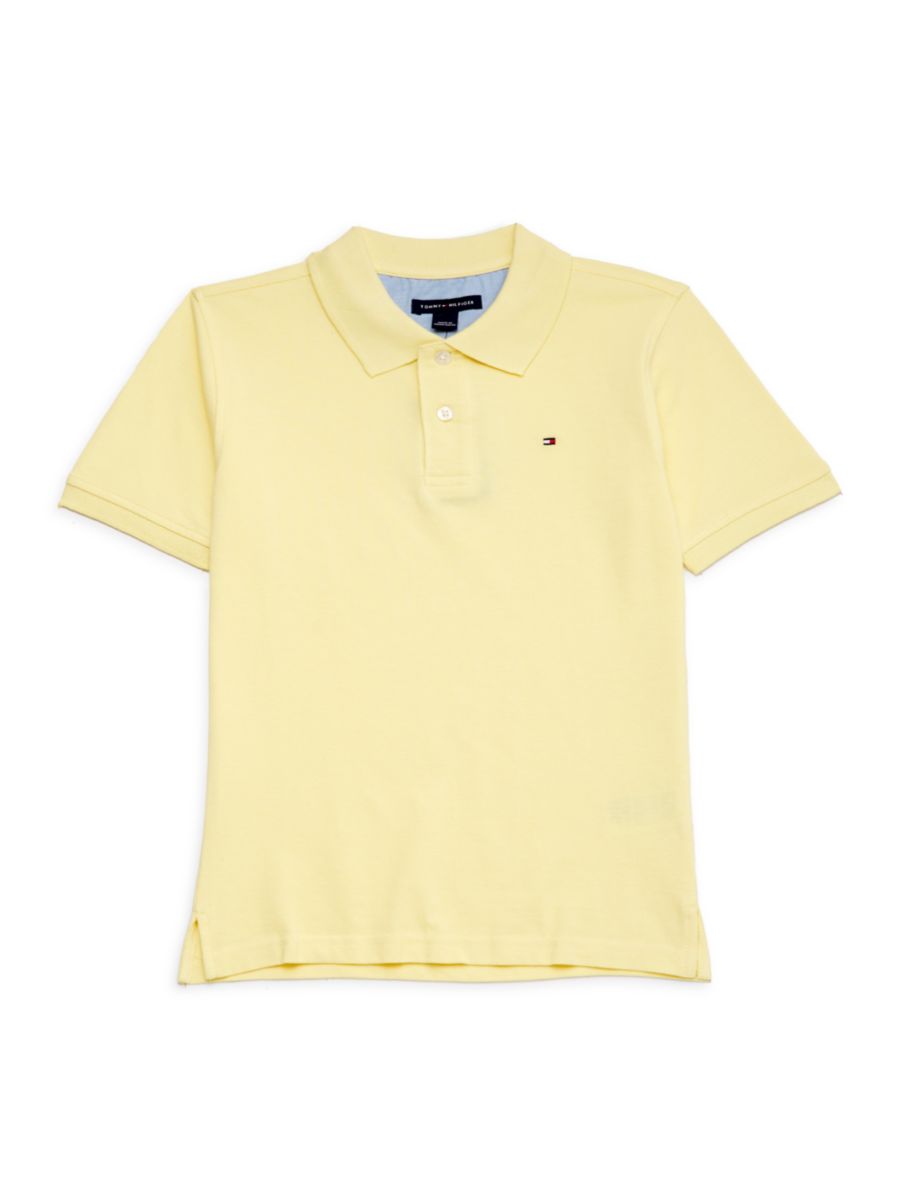 

Рубашка-поло с логотипом Ivy для мальчиков Tommy Hilfiger, цвет Popcorn