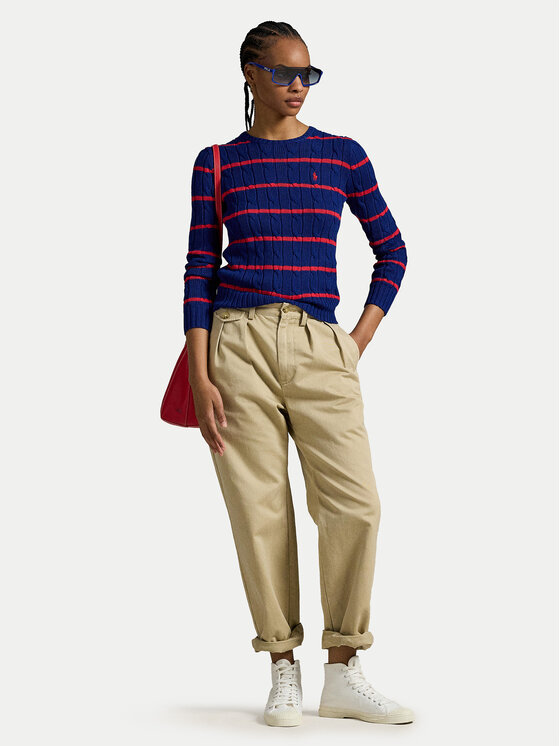 Свитер slim fit 211972119001 Polo Ralph Lauren, синий — фото 2