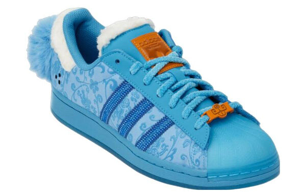 Кроссовки оригиналы superstar x melting sadness китайский новый год 2023 Adidas, синий — фото 2