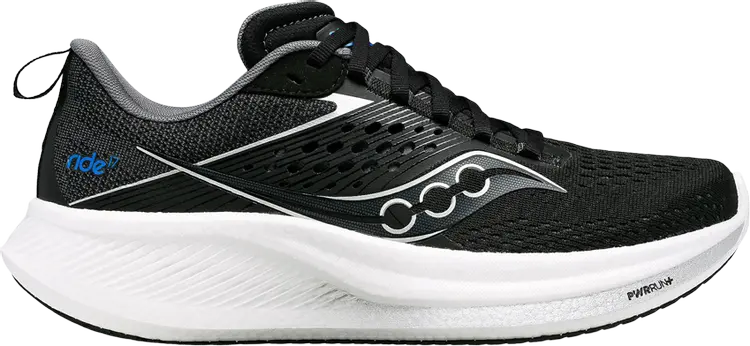 

Кроссовки Wmns Ride 17 Wide 'Black White', черный