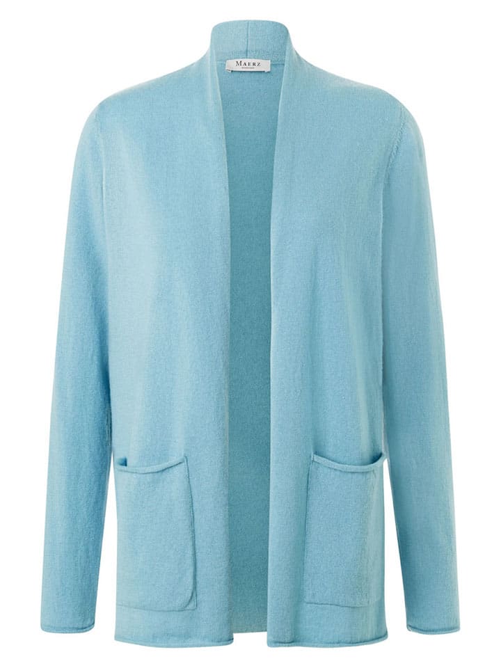 

Maerz Muenchen Шерстяной кардиган светло-голубого цвета