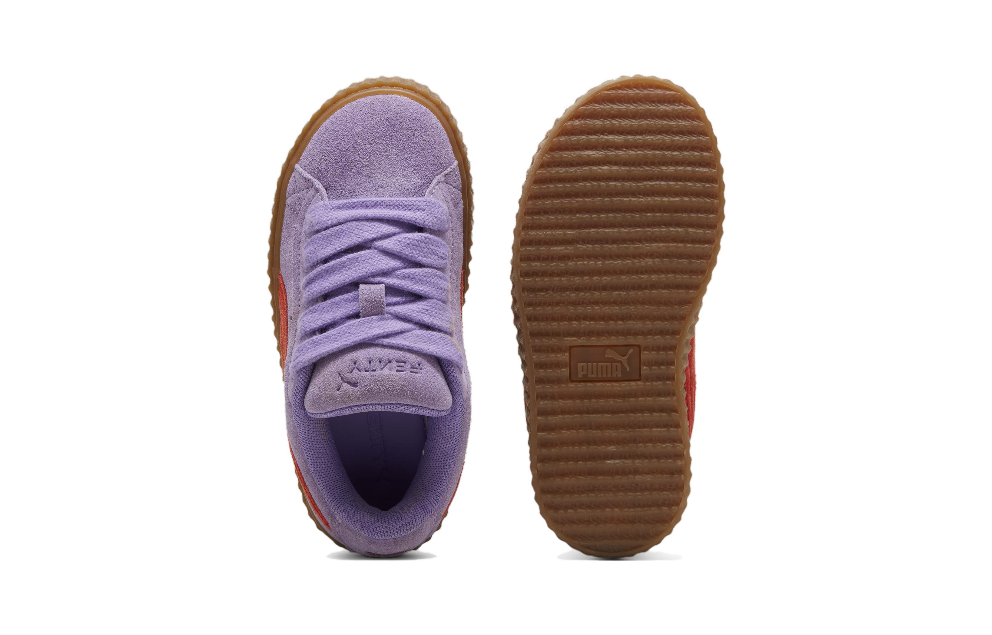 Puma Fenty X Creeper Phatty Детская 'Лавандовый обожженный красный', Фуксия — фото 4