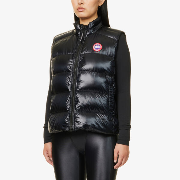 Жилет с подкладкой из переработанного нейлона на пуху Cypress Canada Goose, черный — фото 4