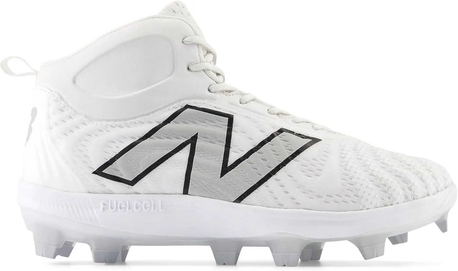 Бейсбольные бутсы New Balance FuelCell 4040v7 Mid-Molded, белый — фото 2