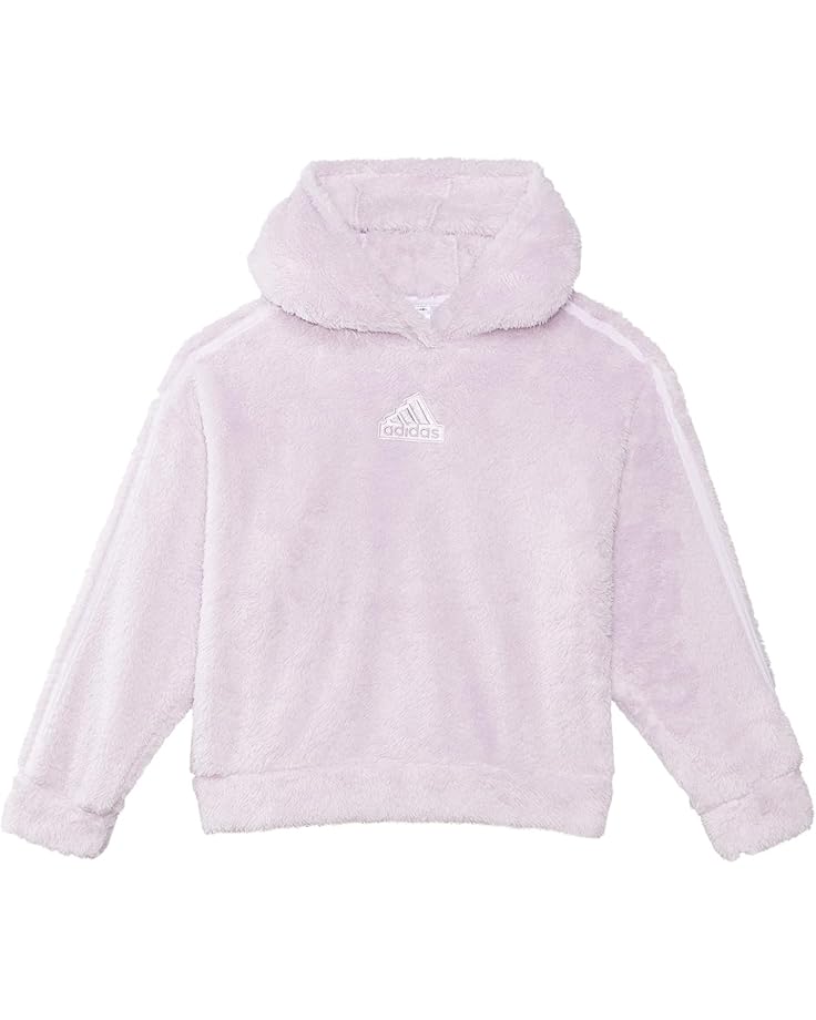 

Пуловер adidas Kids Cozy Furry Sherpa Hooded Pullover, цвет Ice Lavender