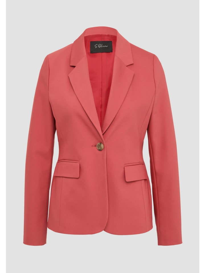 

s.Oliver Домашний пиджак 4507_кораллово-красный