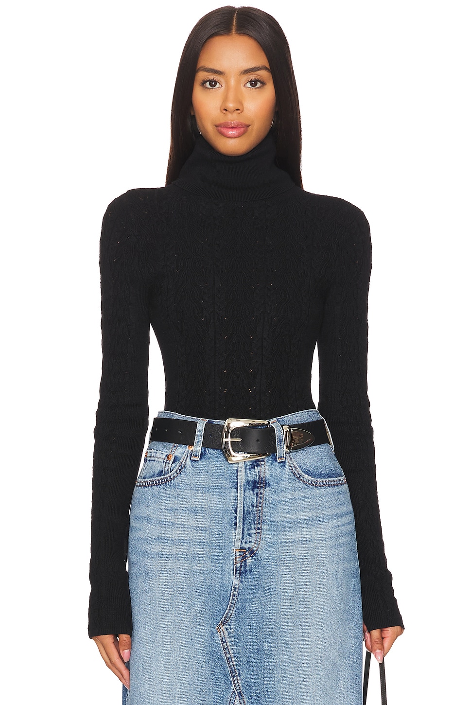 

Водолазка мэдди Free People, черный