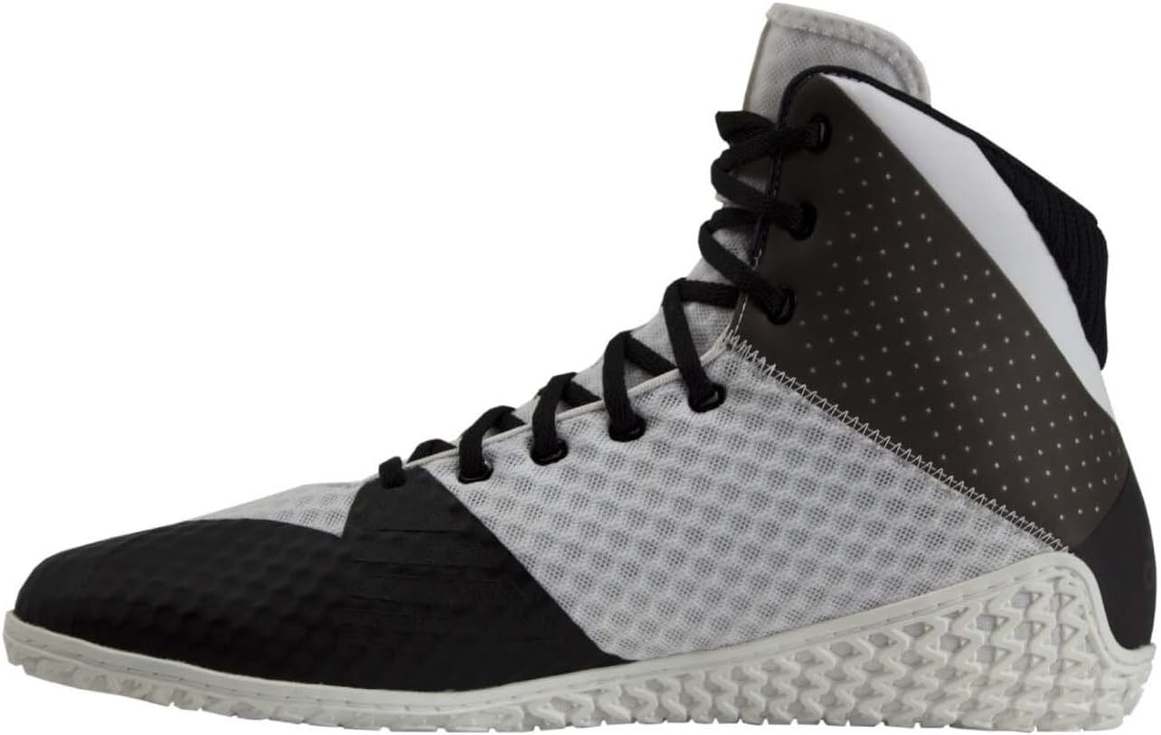 Борцовские кроссовки Adidas Mat Wizard 4, белый/черный — фото 2