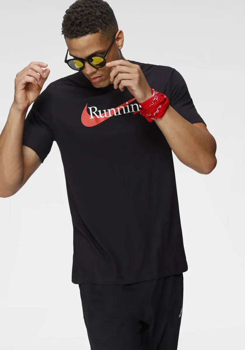 

Футболка для бега Nike "Dri-FIT Men's Running T-Shirt", черный