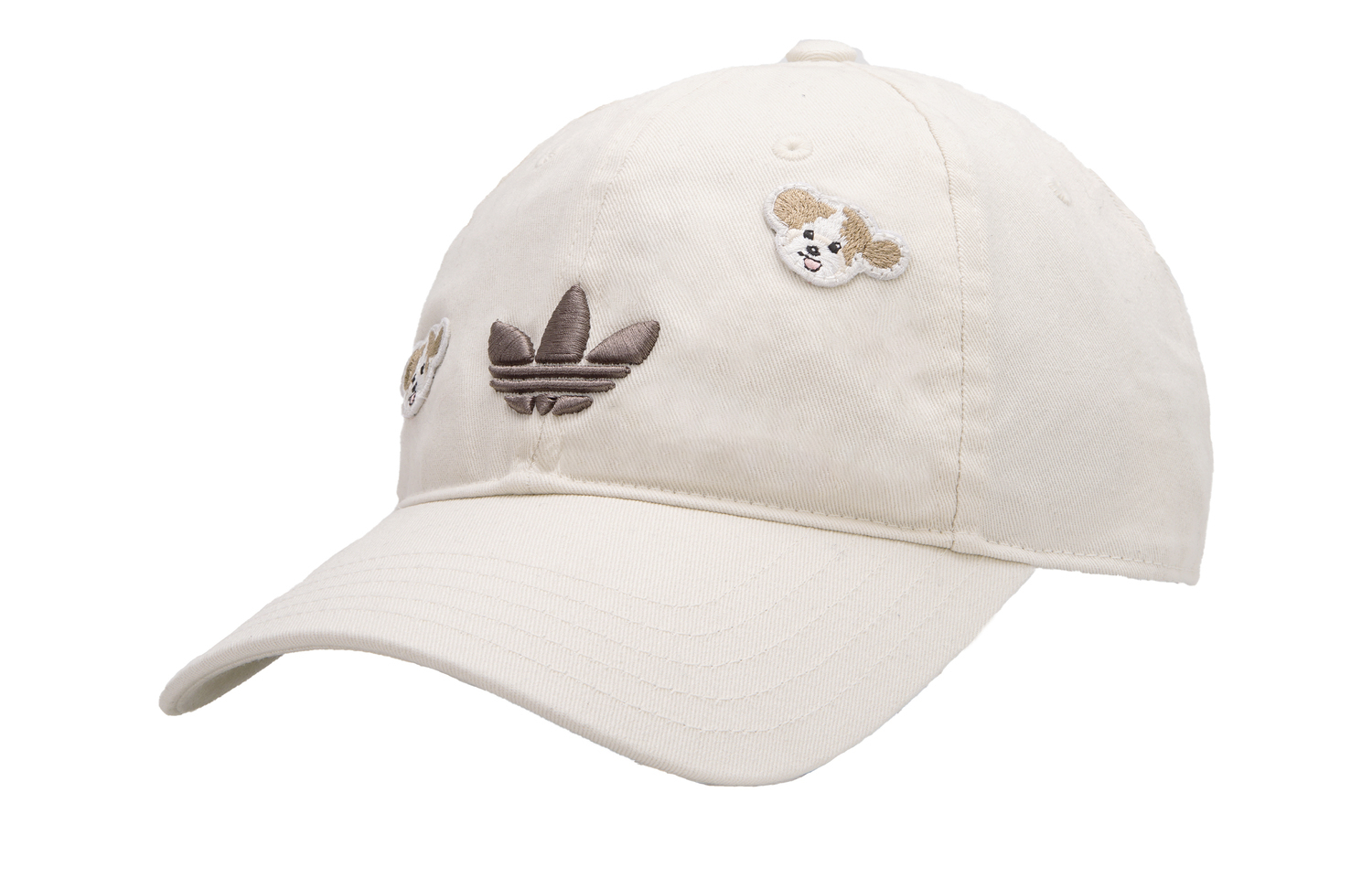 

Хлопковая бейсболка Unisex Adidas, светлый хаки