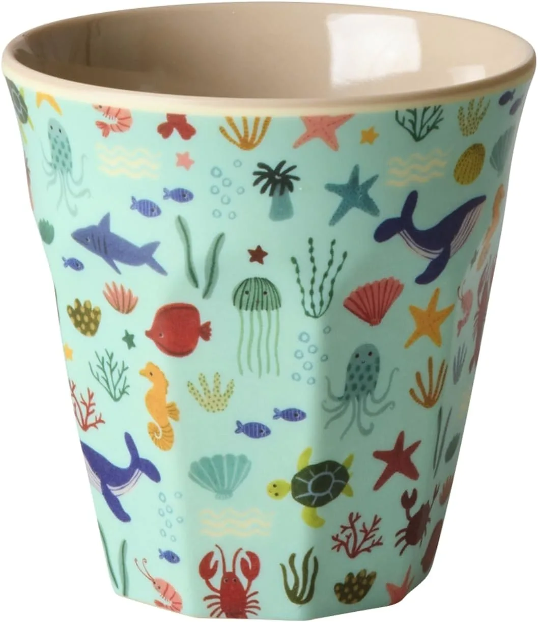 Кружка Melamine для детей Rice Medium с принтом Blue Ocean
