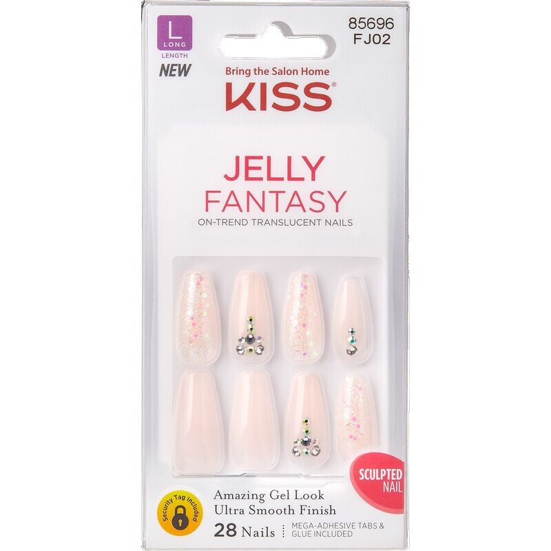 

Ногти Jelly Fantasy - Желейный сок KISS, 28 шт.
