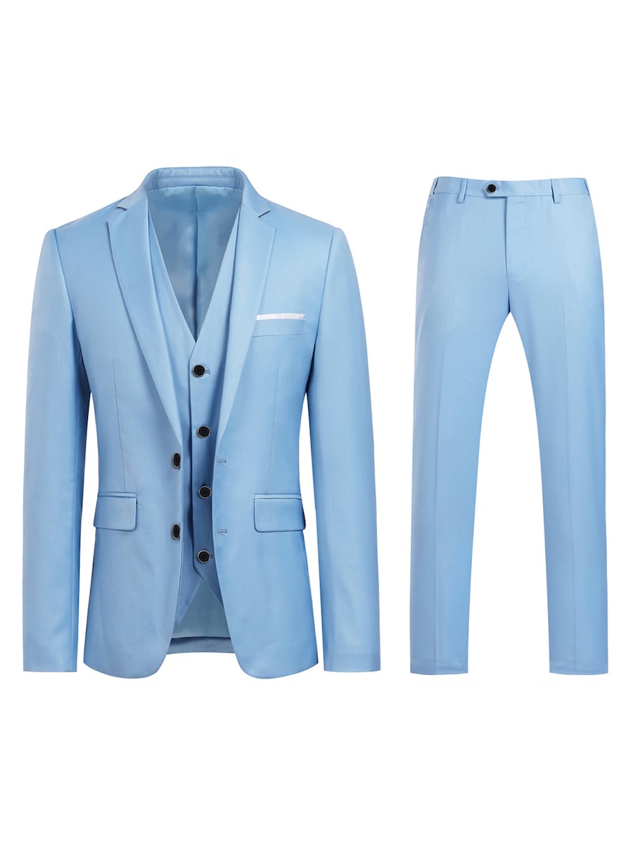 

Приталенный костюм Youthup, небесно-голубой