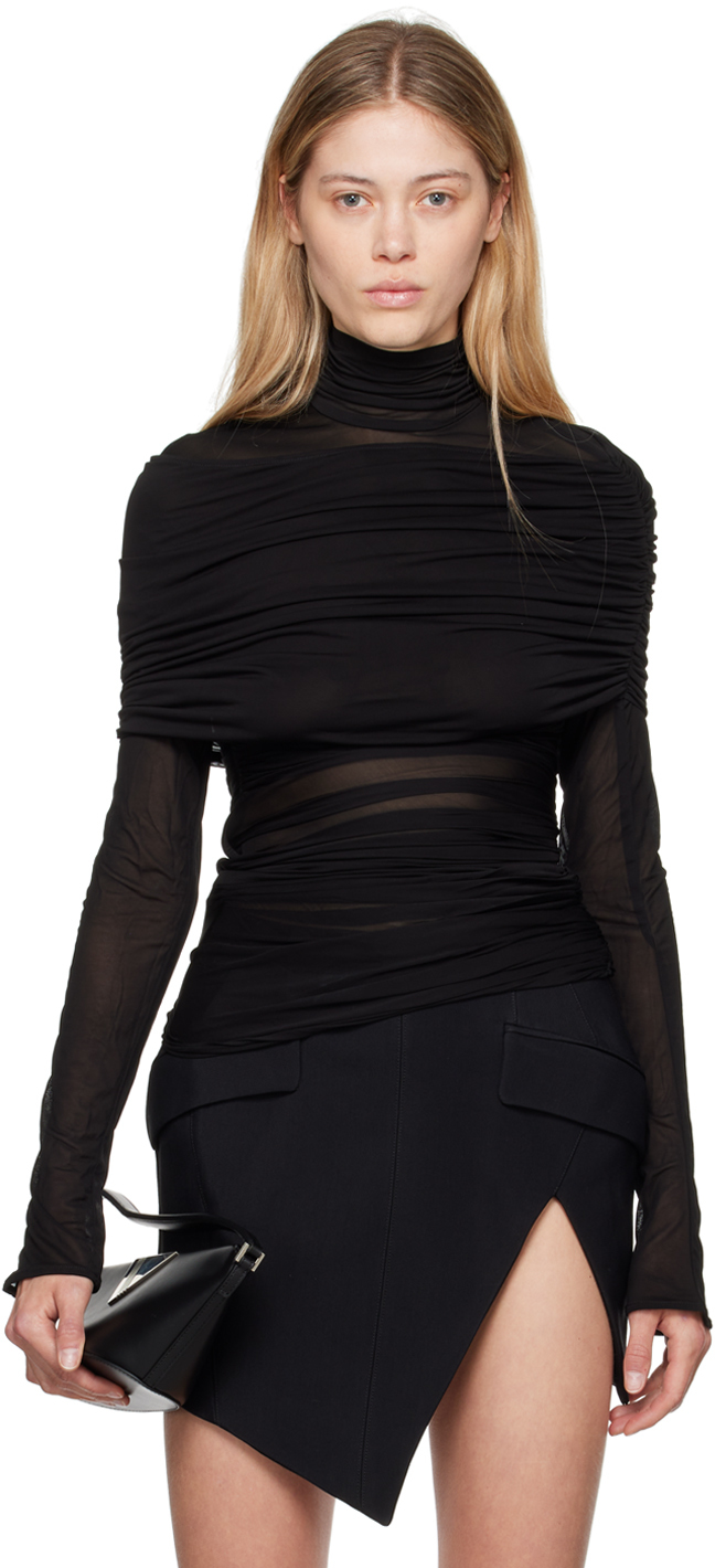 

Водолазка с оборками Mugler