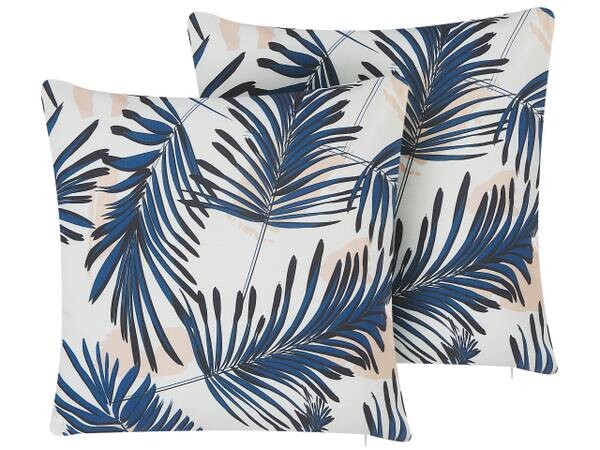 

Подушка Beliani 2 шт ELATI, 45x45x45 см цвет beige/blau/marineblau/weiß