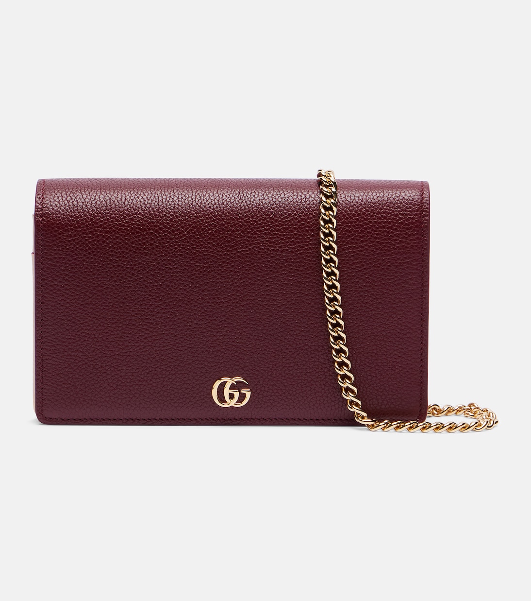 

Кошелёк на цепочке GG Marmont из кожи Gucci, Rosso Anc/Mill. Pink