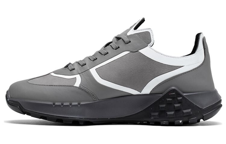 

Кроссовки ecco Lifestyle Shoes Men Low-top Iron Gray, серый