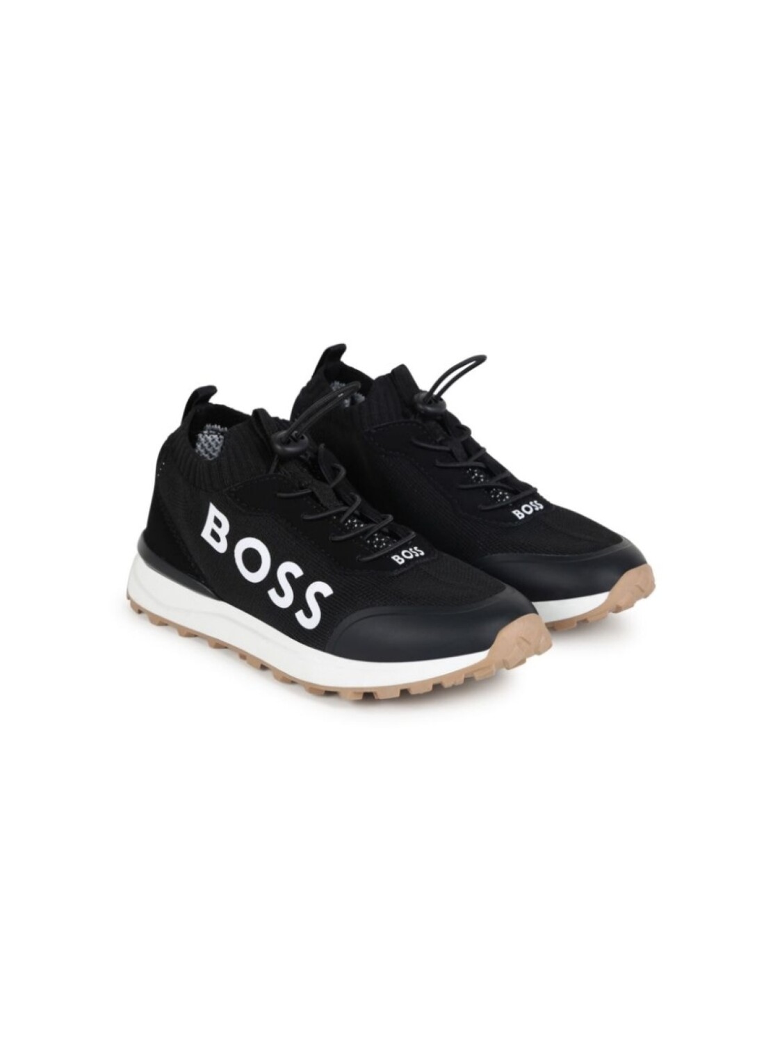 

BOSS Kidswear кроссовки с логотипом, черный