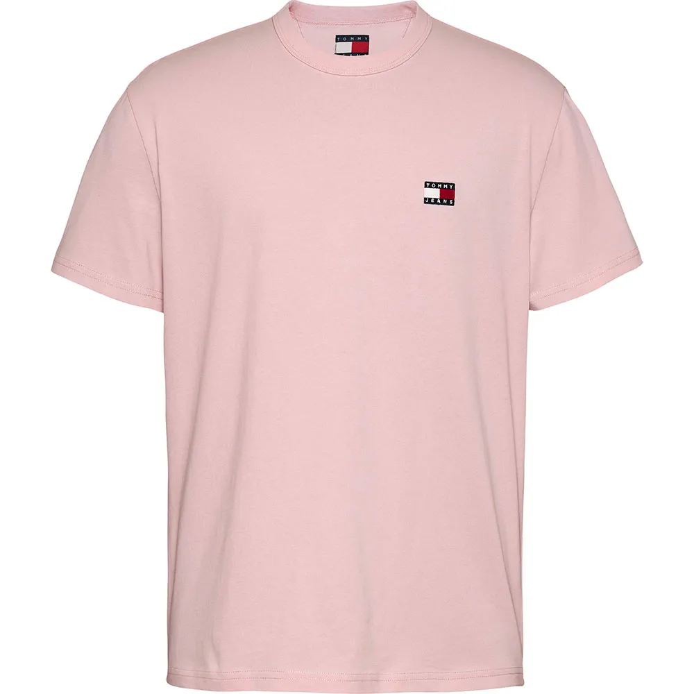 

Футболка с коротким рукавом Tommy Jeans Badge Regular Fit, розовый