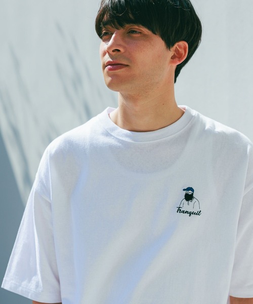 

Футболка с коротким рукавом, принт "Бородатая сагара" LAKOLE, белый