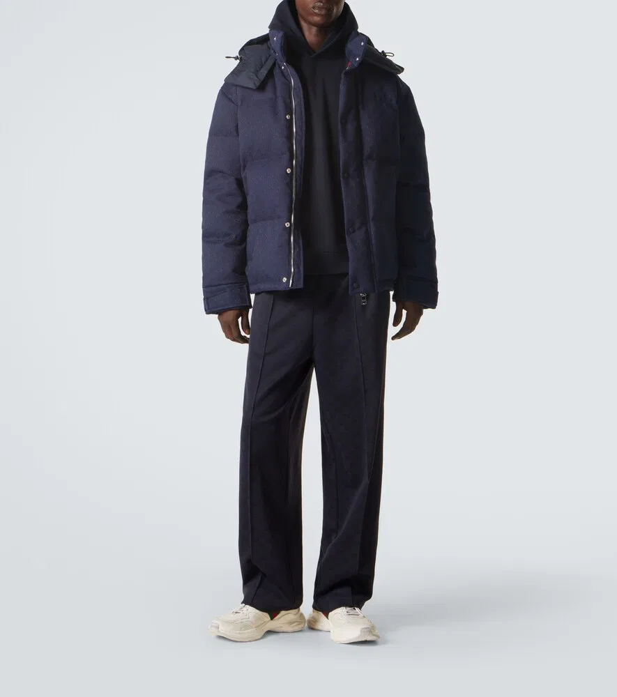 Пуховая куртка Gucci GG Canvas, синий — фото 2