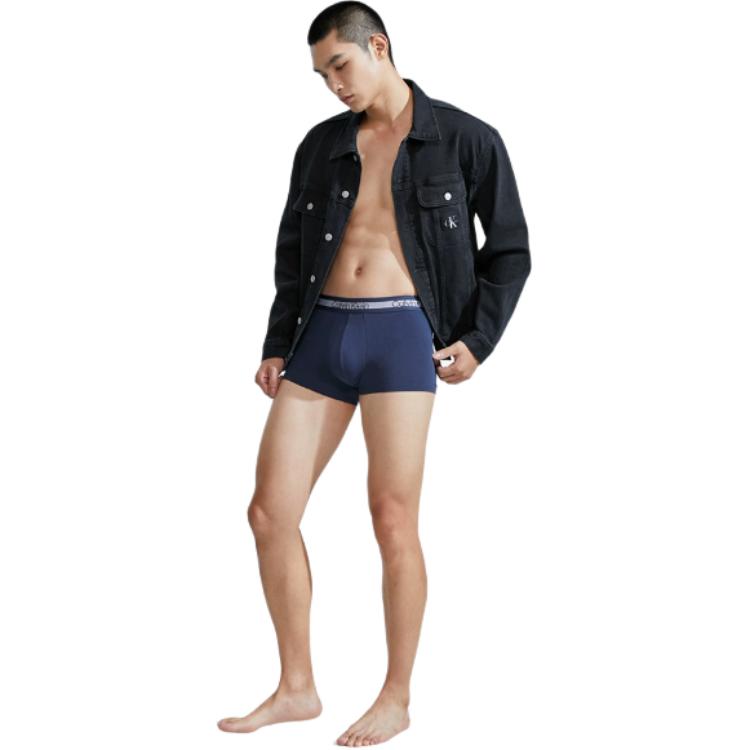 Набор трусов Calvin Klein, 3 предмета, космический черный/лунный белый/туманно-голубой — фото 2