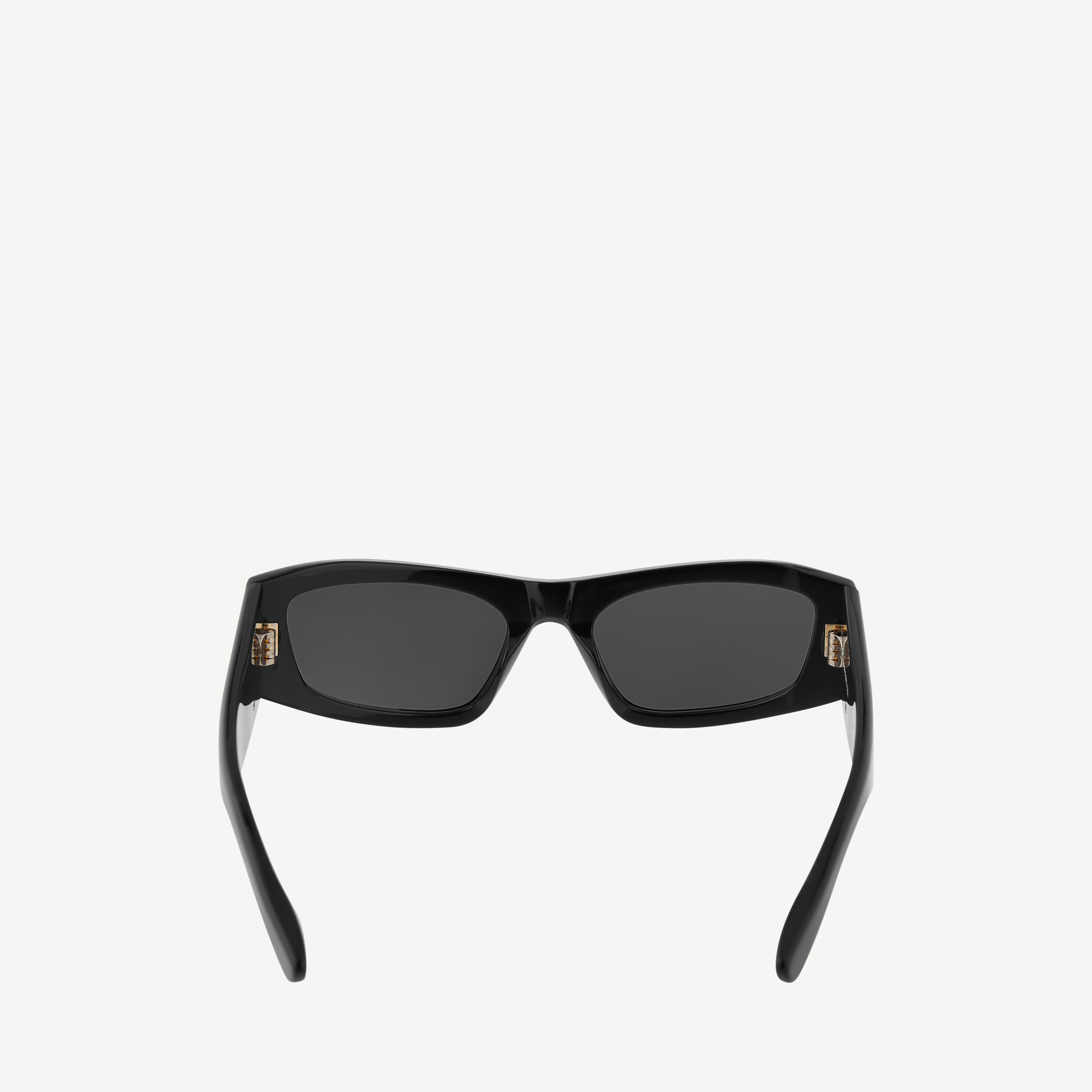 BALENCIAGA Женские солнечные очки Nano Rectangle Af в черном цвете — фото 2