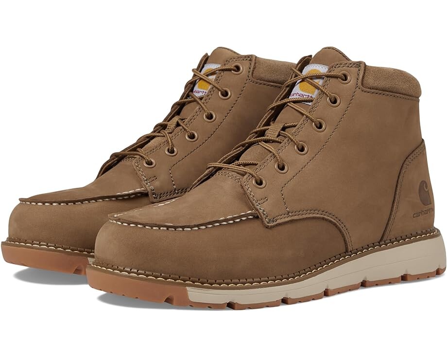 

Ботинки Carhartt Millbrook Steel Toe Moc Wedge, цвет Coyote Nubuck Leather