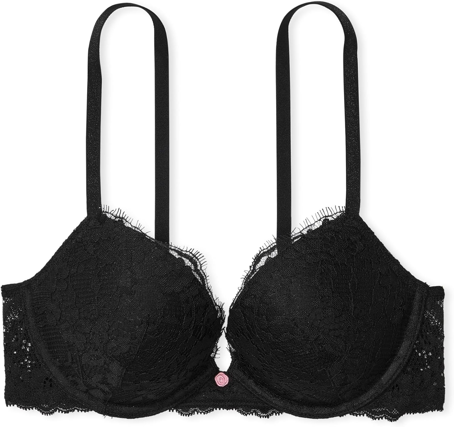 Victoria's Dream Angels Push Up Bra, бюстгальтеры для женщин (32A-38DDD) Victoria's Secret, Black Lace (New Look) — фото 3