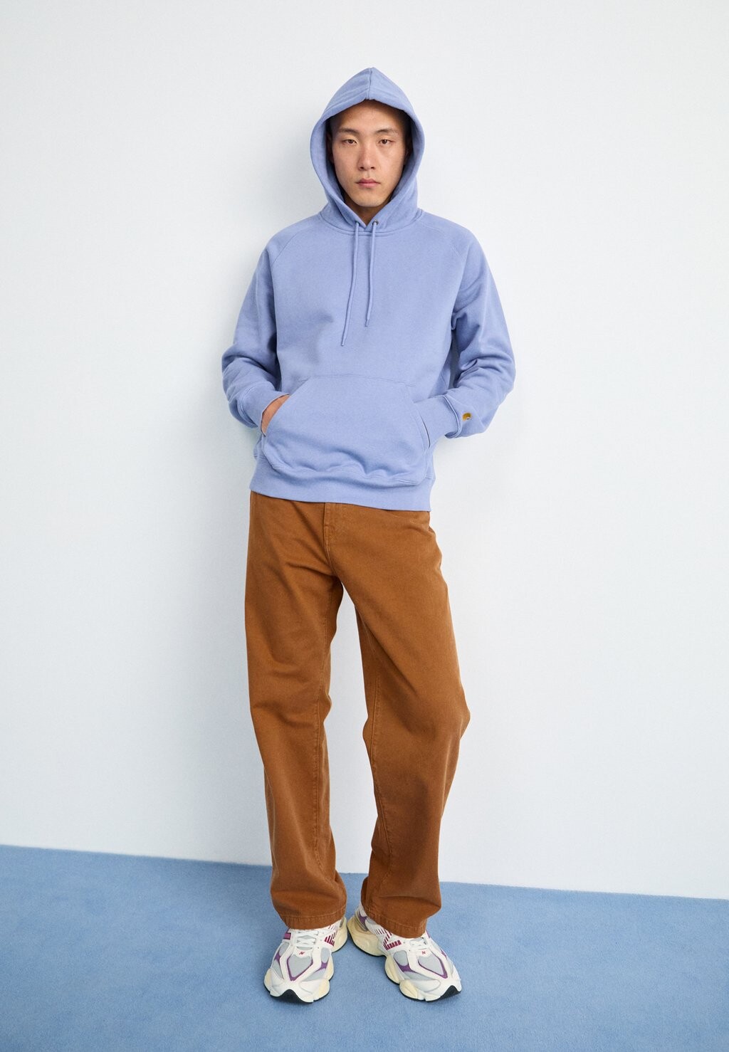 

Свитер Hooded Chase Carhartt WIP, очаровательный синий/золотой