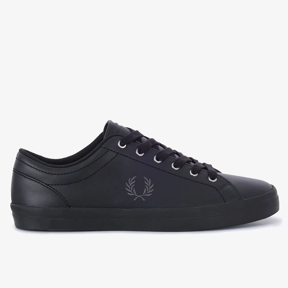 Мужские чёрные кроссовки Baseline Leather от Fred Perry