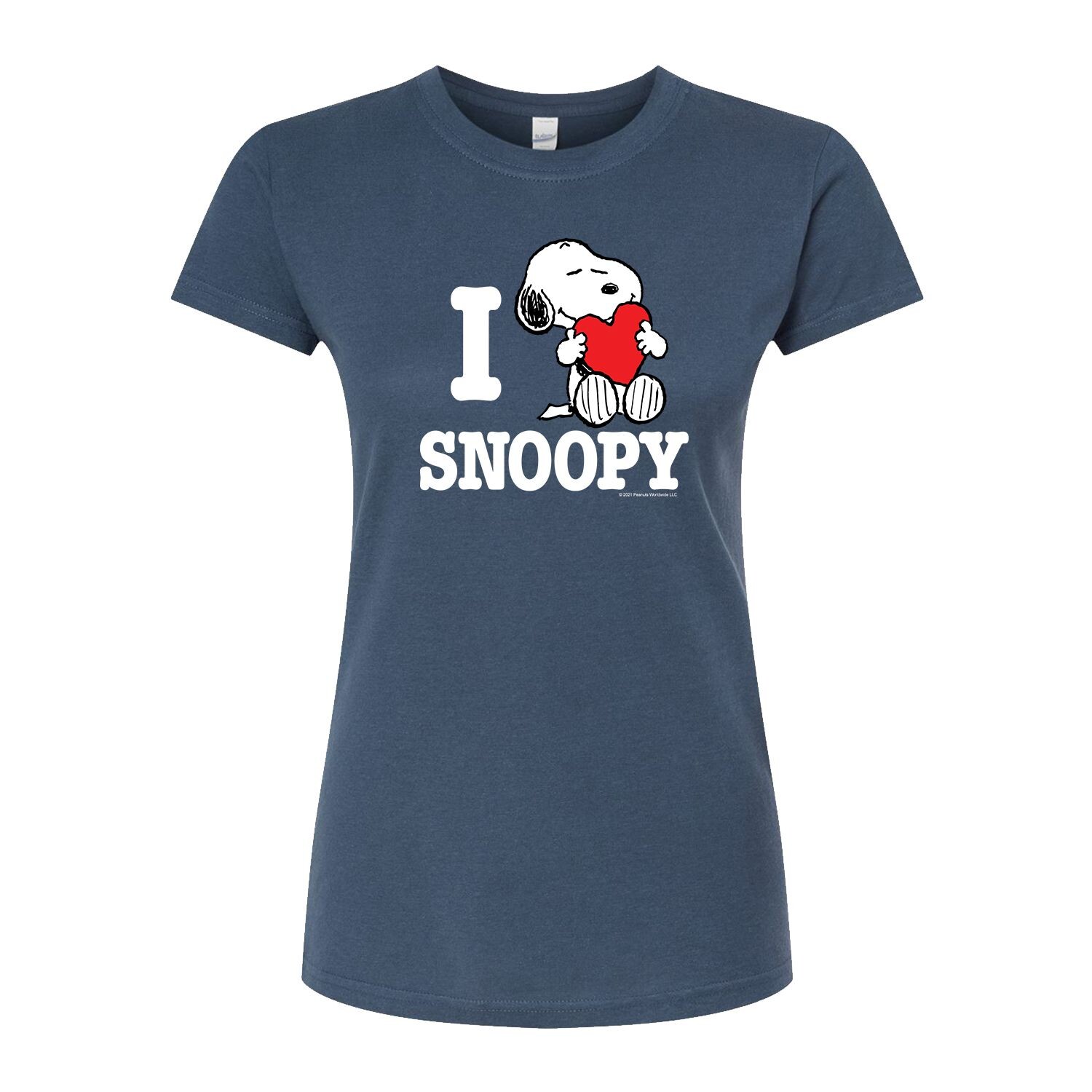 

Детская футболка с рисунком Peanuts "I Love Snoopy" Licensed Character, синий