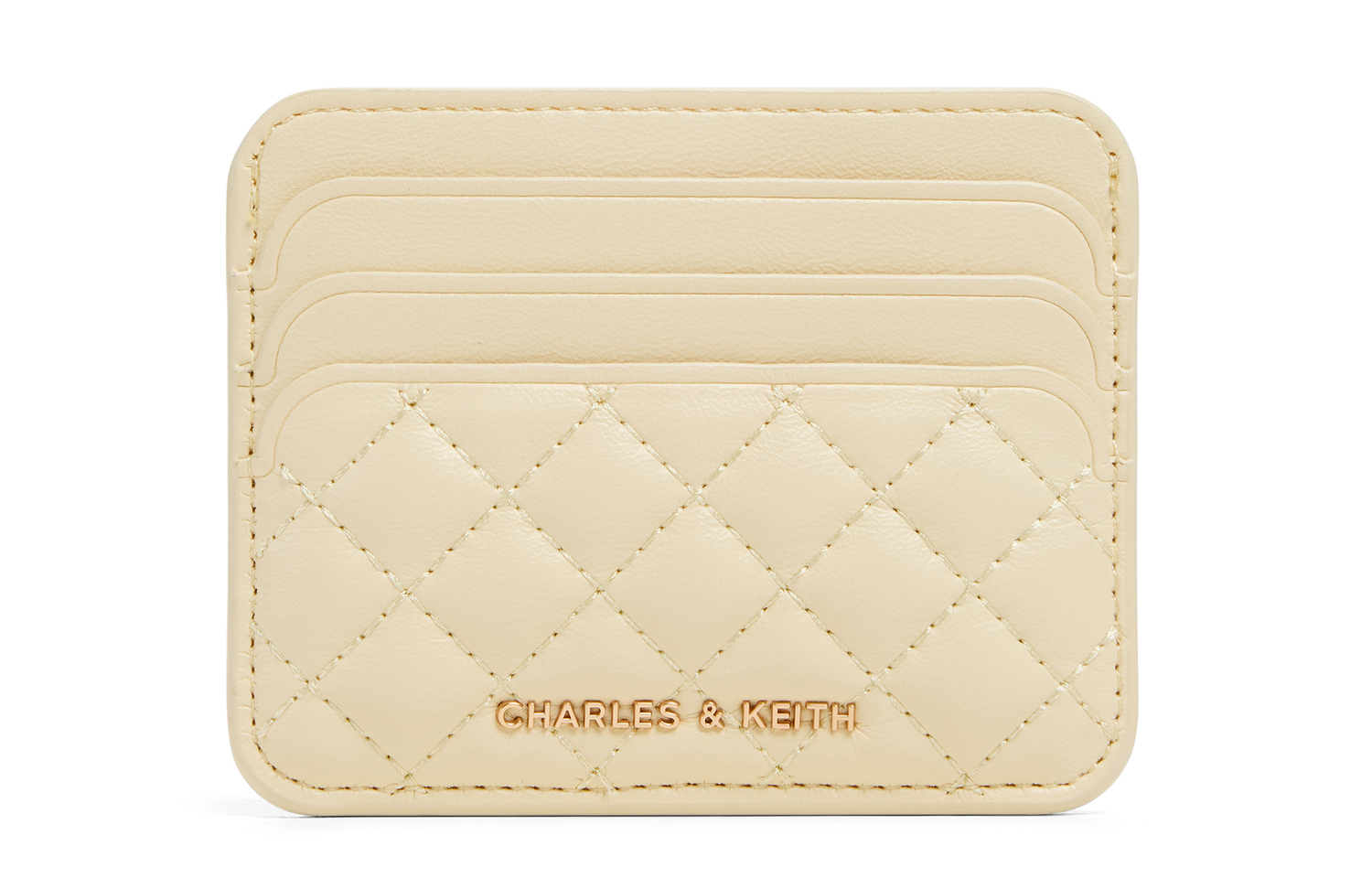 

Кардхолдер из искусственной кожи, мини-кошелек для женщин, разноцветный Charles&Keith, butter желтый butter желтый