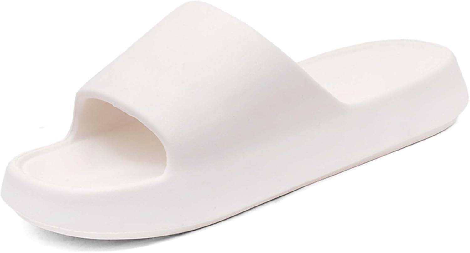 

Летние мужские повседневные тапочки UANGLI однотонного цвета, удобные, прохладные, мягкие, дышащие, противоскользящие, износостойкие и стильные, белый