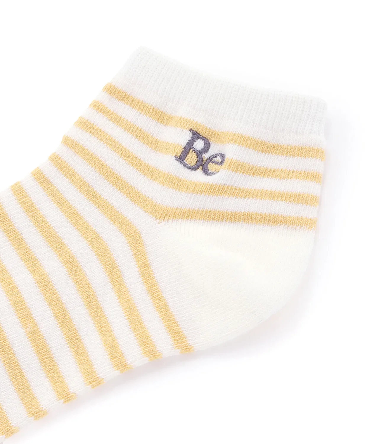 Носки детские бордовые с вышивкой логотипа BeBe, 11-24 см, синий — фото 2
