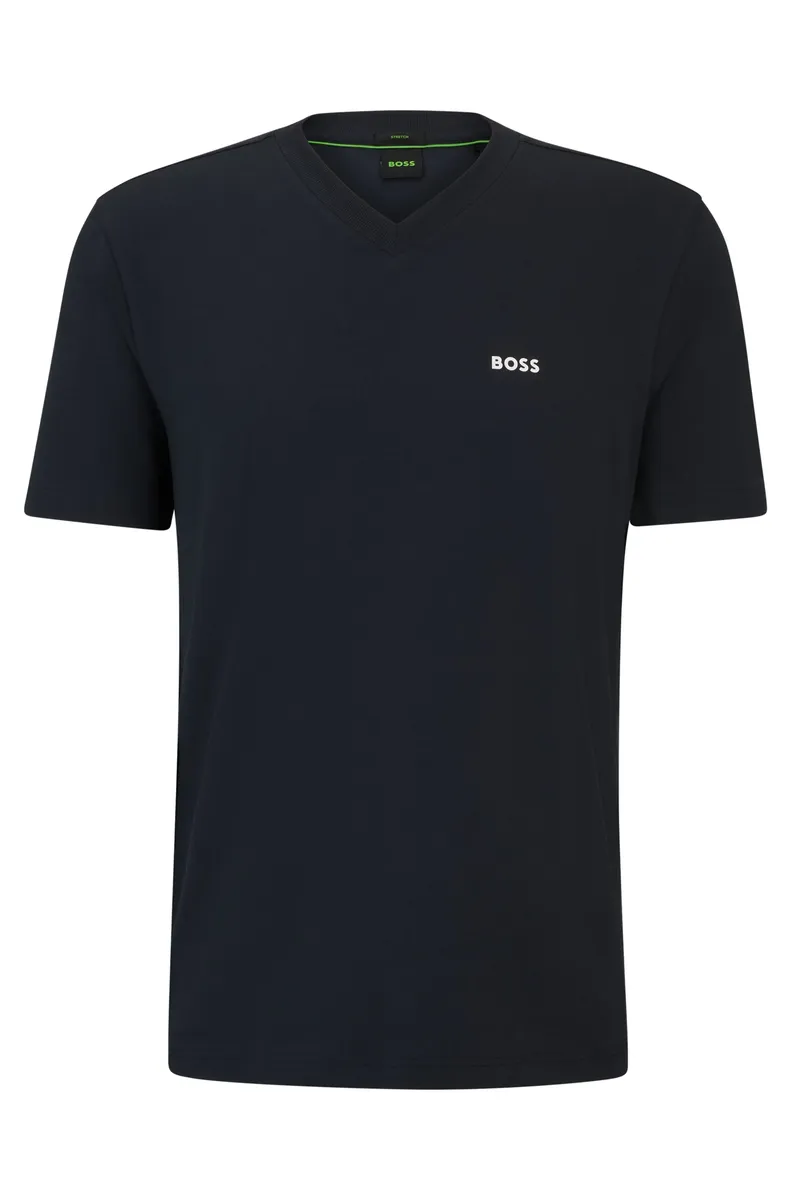 

Футболка BOSS GREEN "Tee V", с V-образным вырезом, синий